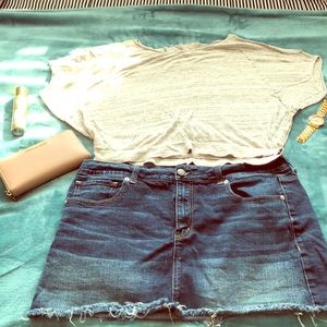 LOFT Batwing Crop Top